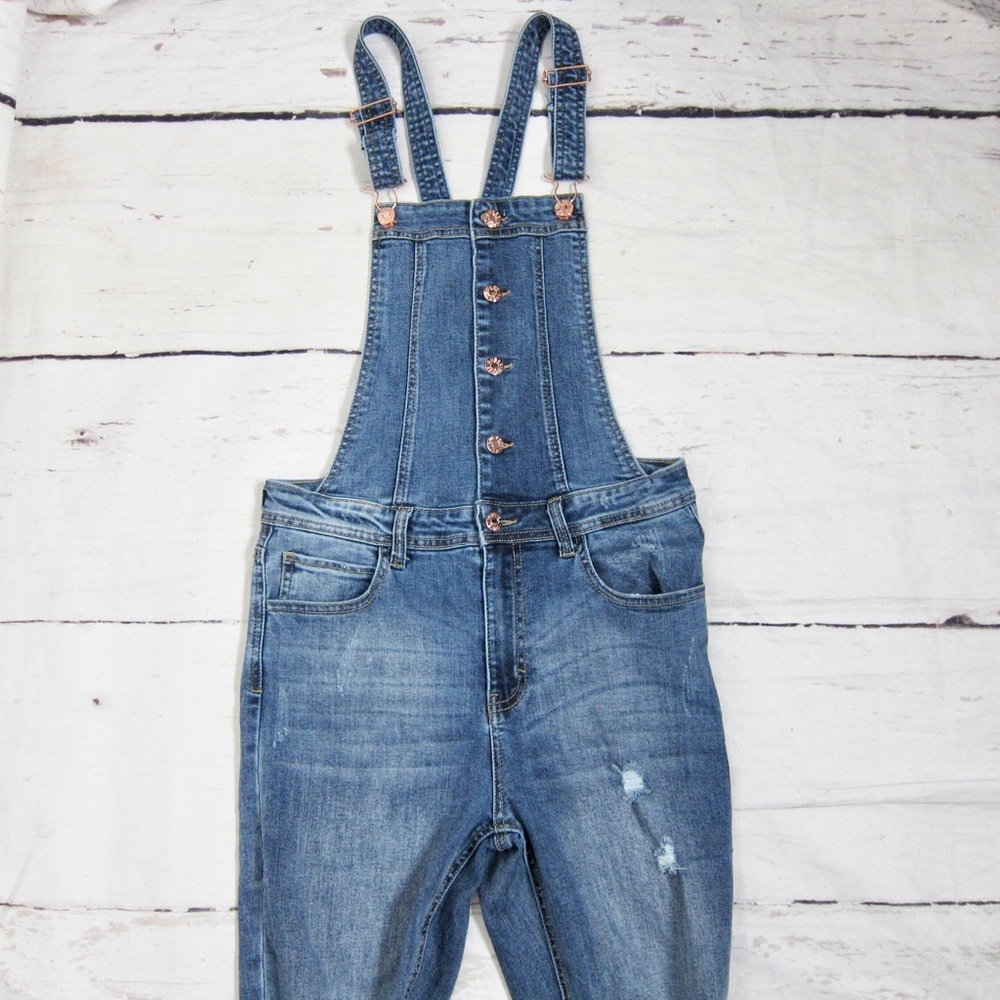 Guess Aviana Jean Overalls Size 6*